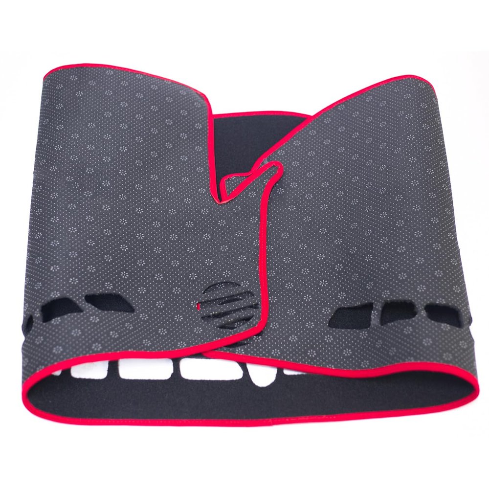OVAVOFO Dashboard Cover for Dodge Ram 2002-2005, Red