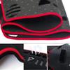 OVAVOFO Dashboard Cover for Dodge Ram 2002-2005, Red view 3