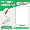 4 Pack Sublimation Car Visor Photo Clips, Blank PET Sun Visor Picture Frame, DIY Personalized Photo Holder for Car, Vertical & Horizontal Display, Unique Drive Safe Gift for Dad, Mom, Friends view 2