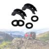 Nawwgy Shackle Isolator Upgraded DRing Shackle Covers & 4Pcs Washer Fits 3/4 inch Shackle Gear Design Rattling Protections Off-Road Vehicle Trailer Rubber Protective Cover view 2