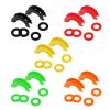 Nawwgy Shackle Isolator Upgraded DRing Shackle Covers & 4Pcs Washer Fits 3/4 inch Shackle Gear Design Rattling Protections Off-Road Vehicle Trailer Rubber Protective Cover view 3