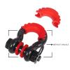 Nawwgy Shackle Isolator Upgraded DRing Shackle Covers & 4Pcs Washer Fits 3/4 inch Shackle Gear Design Rattling Protections Off-Road Vehicle Trailer Rubber Protective Cover view 4