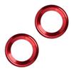 YiZenion Speaker Decoration Rings, Car Interior Decor Compatible with Honda Civic 10th Gen(Except LX) 2016 2017 2018 2019 2020 2021, 2pcs (Red) view 1