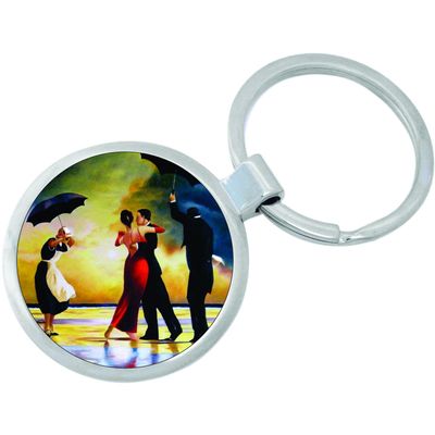 NewCharms The Singing Butler Keychain Featuring Loop for Keys or Backpack