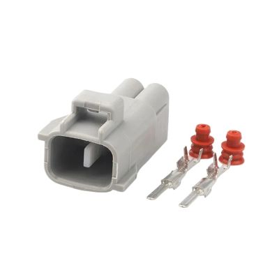 automotive connectors 1/5 Set 2 Pin Automotive Connector 90980-11019 easy replacement(Male,1 Set)