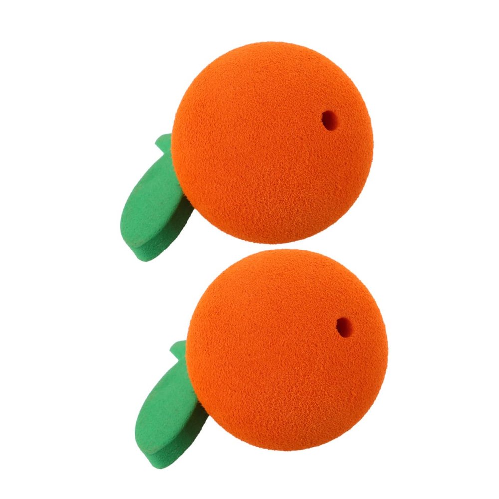 VOSAREA 2 Pcs EVA Car Antenna Decoration Balls Cute Funny Vehicle Aerial Toppers for Trucks and Cars Plush Auto Mirror Dangler Accessories