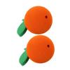 VOSAREA 2 Pcs EVA Car Antenna Decoration Balls Cute Funny Vehicle Aerial Toppers for Trucks and Cars Plush Auto Mirror Dangler Accessories view 1