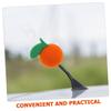 VOSAREA 2 Pcs EVA Car Antenna Decoration Balls Cute Funny Vehicle Aerial Toppers for Trucks and Cars Plush Auto Mirror Dangler Accessories view 3
