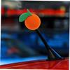 VOSAREA 2 Pcs EVA Car Antenna Decoration Balls Cute Funny Vehicle Aerial Toppers for Trucks and Cars Plush Auto Mirror Dangler Accessories view 4