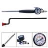 Tire Inflator Rod with Pressure Gauge 230 PSI Portable Hand Crank Air Pump Nozzle for Truck Motorcycle Car view 4