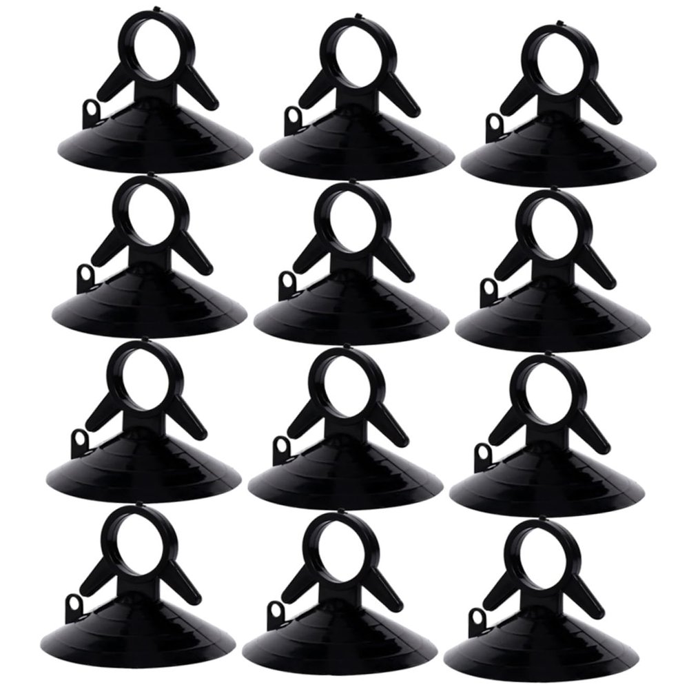 FOYTOKI 40Pcs Windshield Sunshade Suction Cups Strong Adhesive Holders for Car Shade Pads for Easy Attachment Windshield Dashboard and Car Windows Durable Sucker Cups