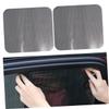 Happyyami 2 Sets of Car Side Window Sunshade Film Stickers ray Protection Heat Shield for Vehicles Electrostatic Adhesive Black Window Film view 2
