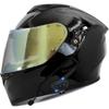 Bluetooth Modular Motorcycle Helmet DOT Approved Flip Up Full Face Integrated Anti-Fog Double Visor Helmet Street Bike Helmet Built-in Dual Speaker with Microphone for Adults Men and Women(21,XX-Large view 1