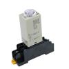 BAHDB H3Y-2 60MIN 12V Small time Relay Power on time delay Silver Point view 1