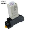 BAHDB H3Y-2 60MIN 12V Small time Relay Power on time delay Silver Point view 2