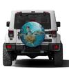 Foruidea Sea Turtle Swimming 04 Spare Tire Cover Dust-Proof Wheel Tire Cover Fit Trailer, RV, SUV and Many Vehicle 14 Inch view 2