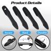 No Adhesive Snap-on Car Door Handle Cover Protector Fit for Toyota Carmy 2018-2025,Corolla 2019-2024,Corolla Cross 2022-2025,Avalon 2019-2022,Prius&Prius Prime 2016-2022,Venza 2020-2024,Glossy Black view 3