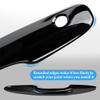 No Adhesive Snap-on Car Door Handle Cover Protector Fit for Toyota Carmy 2018-2025,Corolla 2019-2024,Corolla Cross 2022-2025,Avalon 2019-2022,Prius&Prius Prime 2016-2022,Venza 2020-2024,Glossy Black view 4