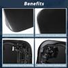 TUCKBOLD Fuel Tank Door Cover for Toyota RAV4 2006 2007 2008 2009 2010 2011 2012 Fuel Filler Door Assembly No.77350-42070 Black view 4