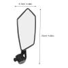 Universal Motorcycle Bar End Rear Mirror 2 Pcs for Scooter Side View view 2