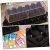 4pcs 6 Way Truck Fuse Holder Automotive Plastic Black view 4