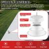 Aussio (1-Pack, White Aluminum RV Roof Vent Cover Kit with Putty Tape and Screws, AMetal Camper Vents Cap for Trailer Roof Vent Cover Replacement, RV Plumbing Vents Caps Kit for 1" to 2-3/8" OD Pipe view 3