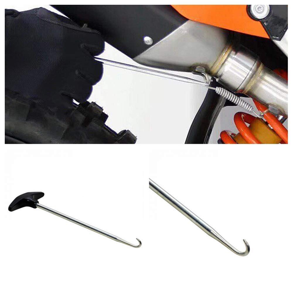 Spring Tools, Spring Hook Puller Tool Hook 17cm / 6.7 Inch for Pipe Seat Tank Sidestand Brake (AsShown)