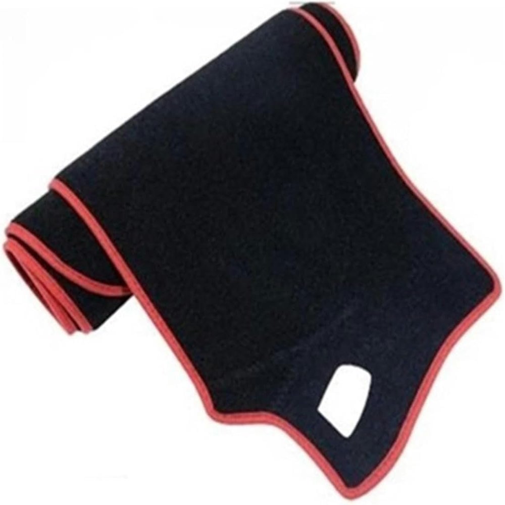LPTYBCU - Car Dashboard Cover Sun Shade Avoid Light Mat Pad Dashboard Grip Mat Instrument Panel Carpe for Fit for Jazz 2001-2007