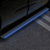 Fits 2014 2015 2016 2017 2018 2019 Ford F-150 F150 Raptor Deployable Power Electric Running Boards with LED Light Strips, Aluminum Retractable Side Step Nerf Bars, Black view 2