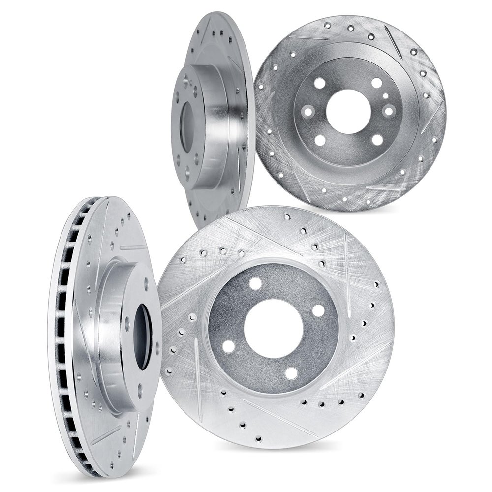 DFC Front and Rear Brake Rotors Fits 1990-1992 Nissan Stanza