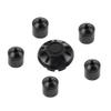 Rbanna1 Screw Wheel Hub Cover Front Hubcap Lug Nut Covers Black Aluminum For Vespa Primavera 150 2013-2021 1 Set view 1