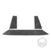 Real Carbon Fiber Car Dashboard Navigation Screen Sides Panel Sticker Cover Trim Compatible with BMW 7 Series F01 730d 730Li 740Li 750d 750Li 760Li 2009-2014 Interior Decal Accessories view 2