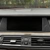Real Carbon Fiber Car Dashboard Navigation Screen Sides Panel Sticker Cover Trim Compatible with BMW 7 Series F01 730d 730Li 740Li 750d 750Li 760Li 2009-2014 Interior Decal Accessories view 4