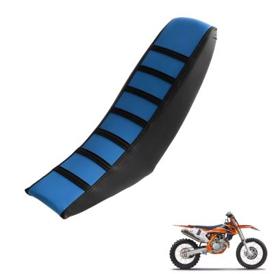 Leather Dirt Bike seat Cover Compatible with KTM 450 SX-F 2016-Present,Sun Protection and Anti-Slip, Motorcycle Accessories(Blue)