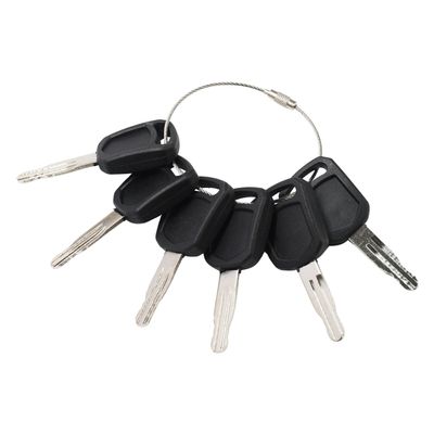 Texxparts 6Pcs Ignition Key Compatible with XCMG Excavator 75DA 60D 215 200