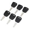 Texxparts 6Pcs Ignition Key Compatible with XCMG Excavator 75DA 60D 215 200 view 2