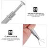 Operitacx Ic Chip Extraction Puller Tool Prong Claw Pickup Holder for Electronic Components Durable Design for Screws and Parts Precision Grip Tool for Mechanics view 3