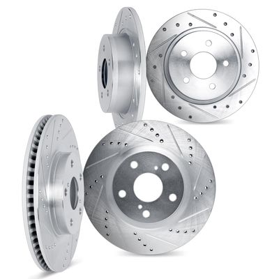 DFC Front and Rear Brake Rotors Fits 2020-2025 Mazda CX-30