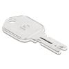 QHGTBFN Construction Ignition Keys, 10 Pack 166 Forklift Key Hyster Heavy Equipment Keys for Clark Yale Hyster Komatsu Crown view 4