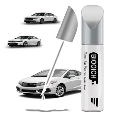 BIOOICH Touch Up Paint Pen Exact Color Match Car Chip and Scratch Repair (for Honda, White Orchid Pearl(NH-788P))