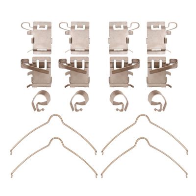 Dynamic Friction Company Front Disc Brake Hardware Kit 340-80049| Fits 2025 Mazda CX-70; 2024 Mazda CX-90