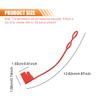 DUSCOKE 2 Pin Plug Replacement Weather Cap, SAE Waterproof Dust-Proof Cover Cap, DC Power Solar Automotive Connector Protection Lid Top (Red-8PCS) view 2