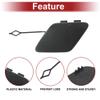 A ABSOPRO Rear Bumper Tow Hook Cover for BMW 428i 2014-2016 Car Tow Hook Cover for BMW 428i XDrive 2014-2016 No.51127363264 Mineral Grey Plastic 1 Pcs view 4
