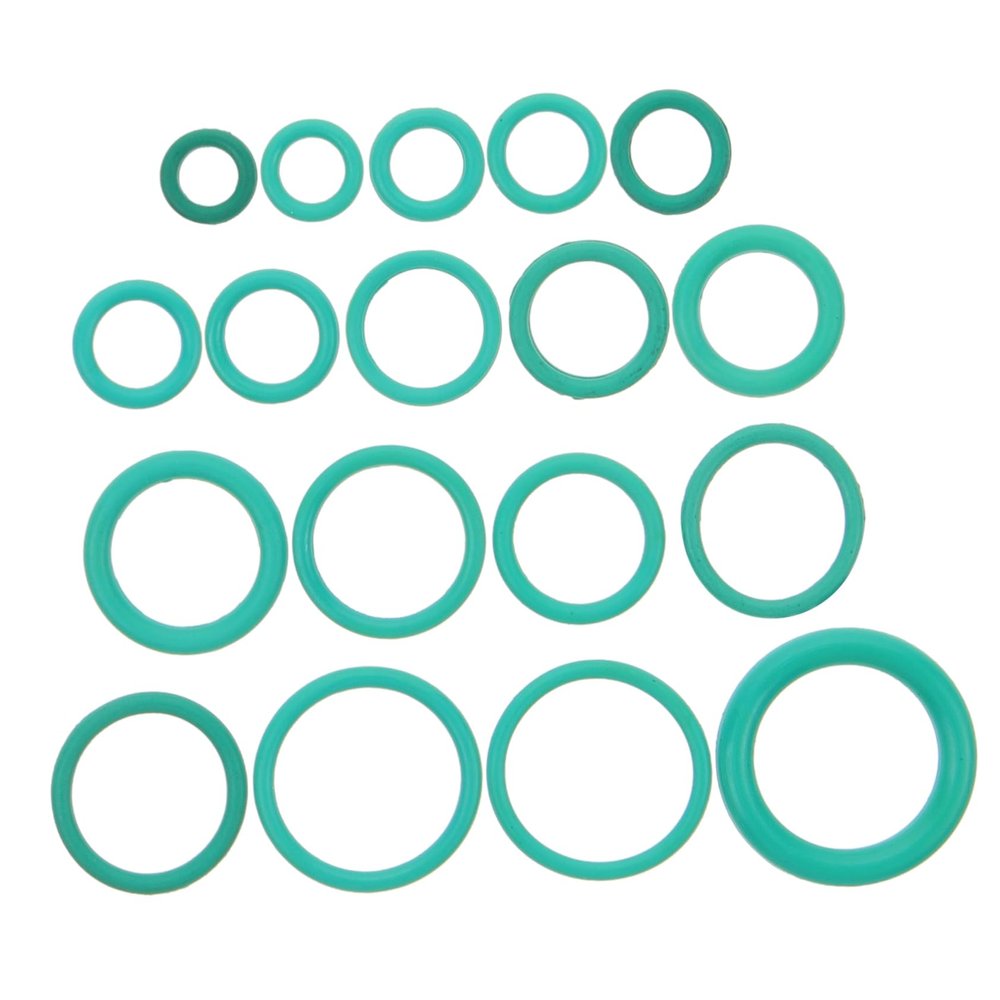 BRIGHTFUFU 270pcs Air Conditioner Sealing Rings Assortment for Car Repair Reliable Sealing Gaskets for Compressor Maintenance Compatible with Various Car Models