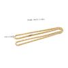 FOYTOKI Links Off-Road Vehicle Chain Replacement Heavy Duty Motorcycle Parts Fit Mini Dirt Bike Chain Gold view 2