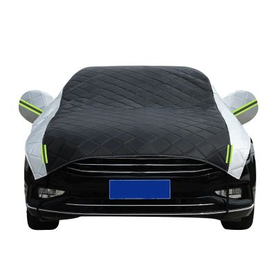 Hail Protector Car Cover Compatible with Chrysler Saratoga (1989-1995), Half car Cover with Cotton, 4-Layer Thickened All Weather for Automobiles Outdoor Indoor n50m