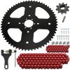 CILOYU 60T Sprocket 420 Chain with 90 Links Rear Chain Mini Bike CT200U view 1