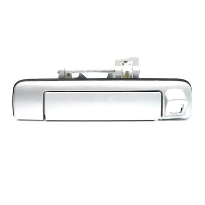PETRELS 1PC Back Door Handle Tailgate Handle Fit for Isuzu Fit for Chevy RT50 RT85 2012 2013 2014 2015 2016 2017 2018 2019 Car Door Handle(1PC Silvery Hole)