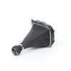 DRVBXYU 5/6 Speed Gear Shift Knob Lever and Boot Gaiter Black Leather Set for Golf 6 MK6 Jetta V VI 2005-2014 view 3