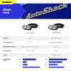AutoShack Rear Vented Silver Matte Rotors 11.93" (303 mm) & Pads view 4